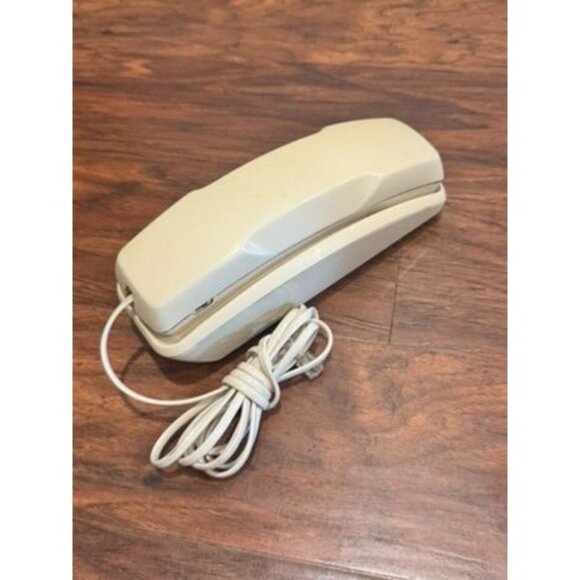 VTG MCM GTE Sigma 200 Corded Beige Handset desk wall Push Button phone Untested - Picture 1 of 8